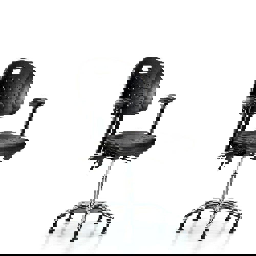 Task Chair: Polyurethane, Black